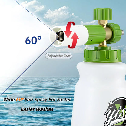 WIDE GREEN MOUTH FOAM CANNON