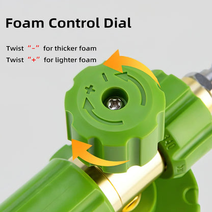 WIDE GREEN MOUTH FOAM CANNON