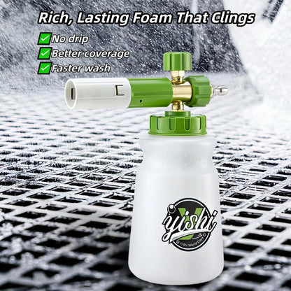 WIDE GREEN MOUTH FOAM CANNON